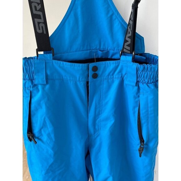 Surfanic bib ski snowboard pants 30'waist 36'hip 29' long blue - Picture 6 of 13